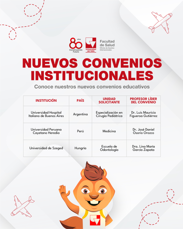 Nuevos Convenios de Cooperación Internacional